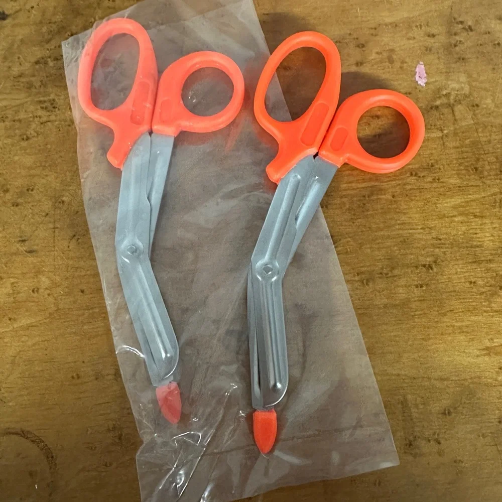 NWT Orange Trauma Shears | Medical Emergency Bandage Scissors EMT First Aid